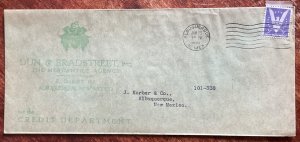 US #905 Used Advertising Cover No Content Dunn & Bradstreet ABQ NM LB