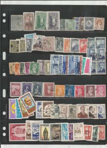 TURKEY COLLECTION ON STOCK SHEET, MINT/USED