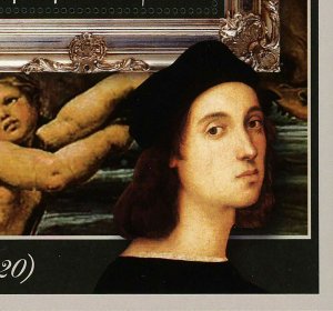 Raffaello Sanzio Stamp Le Portrait D'une Jeune Femme S/S MNH #3246 / Bl.780