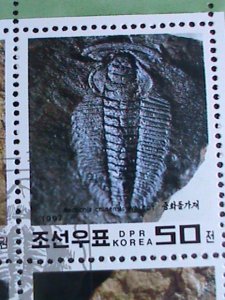 ​KOREA STAMP-1997-SC#3641 REDICHIA CHINENSIS & PTYCHIPARIA COREANICA CTO S/S