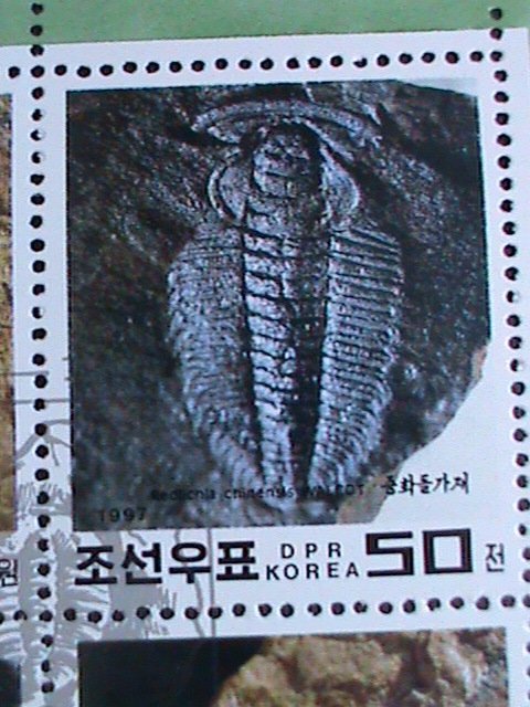 ​KOREA STAMP-1997-SC#3641 REDICHIA CHINENSIS & PTYCHIPARIA COREANICA CTO S/S