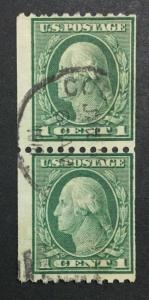 MOMEN: US #448 PAIR USED #24640