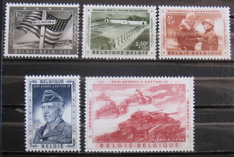 Belgium # B606-B610 MLH- SCV=$18.20