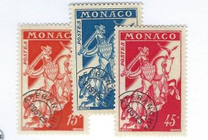 Monaco SC#402-404 Mint F-VF SCV$6.65...Great Spot(s)!