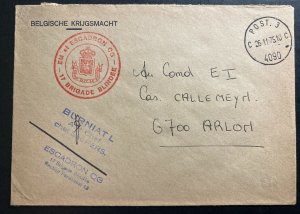 1975 Belgium Military Post Office In Germany  cover to Arlon