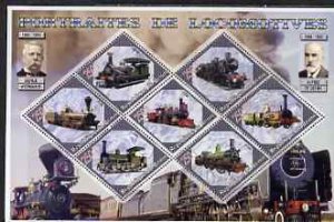 BENIN - 2006 - Early Railways - Perf 7v Sheet - MNH - Private Issue