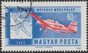 Hungary #C212 60f History of Aviation USED-VF-H.