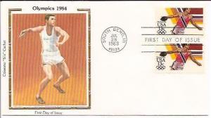 #2048 U/A COLORANO SILK FDC STR2  Discus