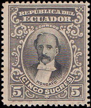 1901 Ecuador #152, Incomplete Set, High Value, Used