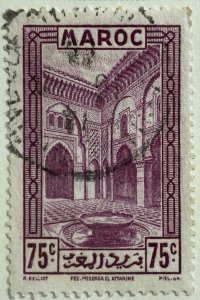 AlexStamps FRENCH OFFICES IN MOROCCO #137 XF Used 