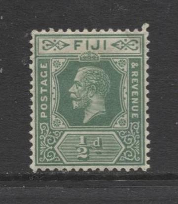 Fiji - Scott 80 - KGV - Definitive - 1912 - MVLH - Single 1/2p Stamp