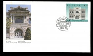 ?1996 Historic Building Carnegie, Victoria  $5.00 FDC cover Canada