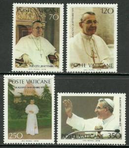Vatican City #641-4 MNH Complete Set