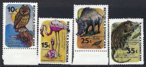 Dominican Republic 912-15 MOG FAUNA X284