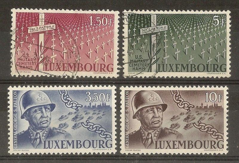 Luxembourg 1947 Putton SG498-501 Mint & Used Cat£30