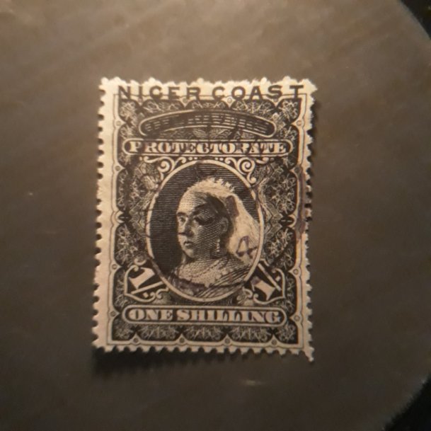 Niger Coast 42  1893  used VF