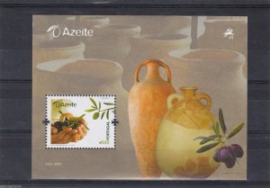 PORTUGAL SOUVENIR SHEET OLIVE OIL (2008)   MNH(**)