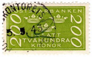 (I.B) Sweden Revenue : Post Office Savings Bank 200Kr