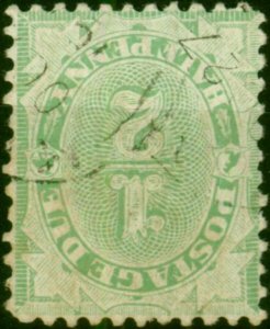 Australia 1904 1/2d Dull Green SGD34 Wmk Inverted P.11 Fine Used Scarce