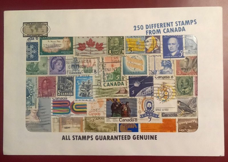 Canada - packet of 250 stamps