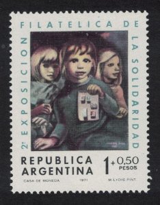 Argentina Painting 'Stamps' by Mariette Lydis 1971 MNH SG#1383