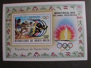 Upper Volta Stamp-1976  OLYMPIC GAMES-MONTREAL'76 CTO MNH-S/S SHEET