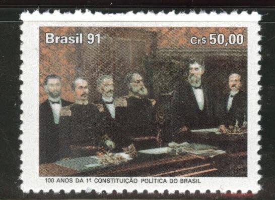 Brazil Scott 2331 MNH** 1991 Constitutiion stamp