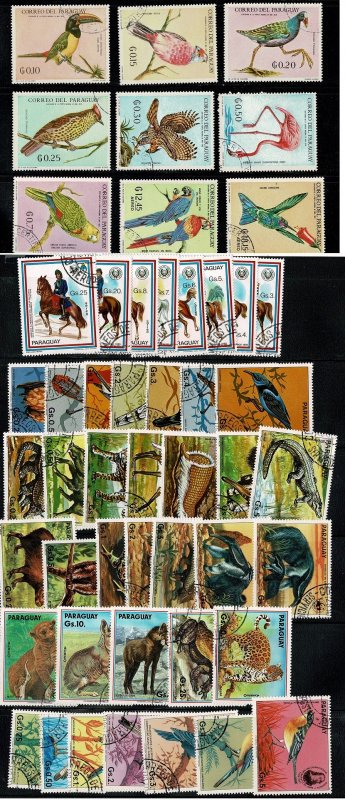 Paraguay pictorial sets page 2: animals