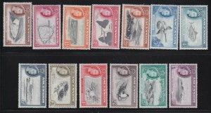 Ascension  Scott #'s 62 - 74 set VF mint lightly hinged scv $ 140 ! see pic !