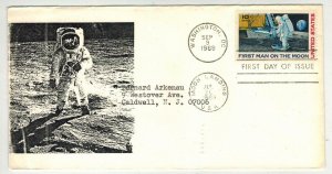 1969 Man On Moon Apollo 11 Space C76 Astronaut On Moon Unknown Addon #7 Env.