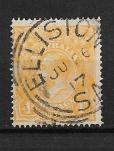 1915 Australia 31a 4p King George V used