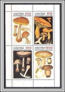 Abkhazia (Georgia) 1997 Mushrooms Souvenir Sheet MNH