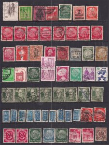 Germany Selection of 60 used stamps ( 549 )