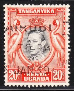 Kenya, Uganda and Tanganyika 74  -  FVF used