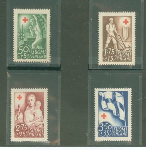 Finland #B44-B47 Mint (NH) Single (Complete Set)