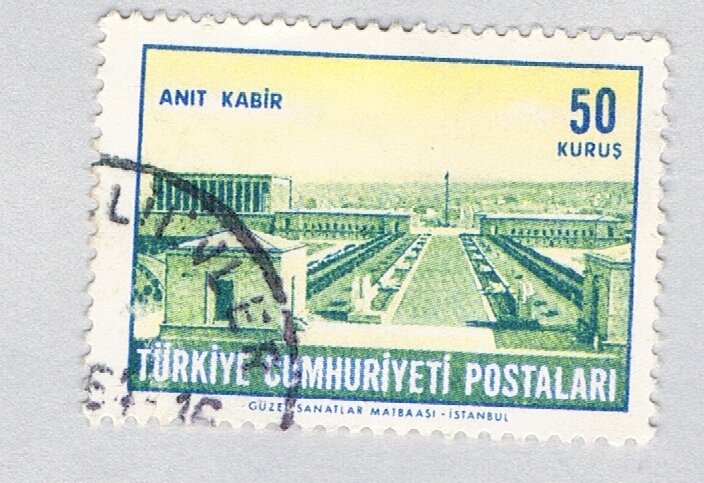 Turkey 1574 Used Ataturks Mausoleum 1963 (BP86707)