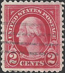 # 554 Used Carmine George Washington XF+