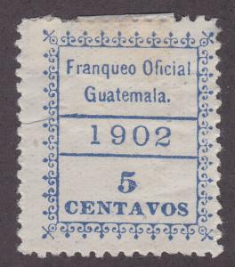 Guatemala O3 Numeral Issue 1902