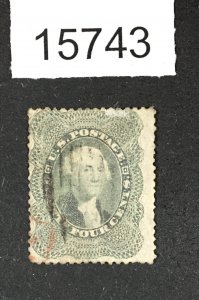 MOMEN: US STAMPS # 37 USED $400 LOT #15743