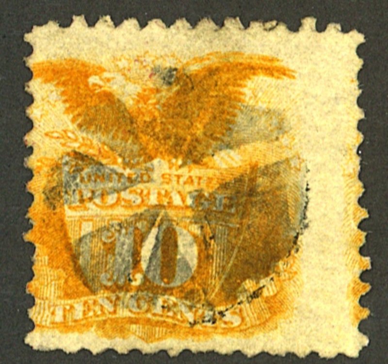 U.S. #116 USED CREASE