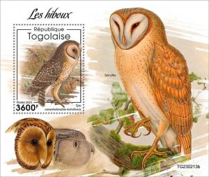 2024 04 - TOGO - OWLS             1V  complet set    MNH **