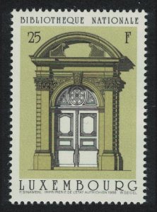 Luxembourg National Library Doorways 1988 MNH SG#1235 MI#1205