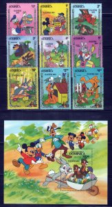 Dominica 832-841 MNH Disney Easter Pluto Thumper Brer Bear ZAYIX 0701M0071