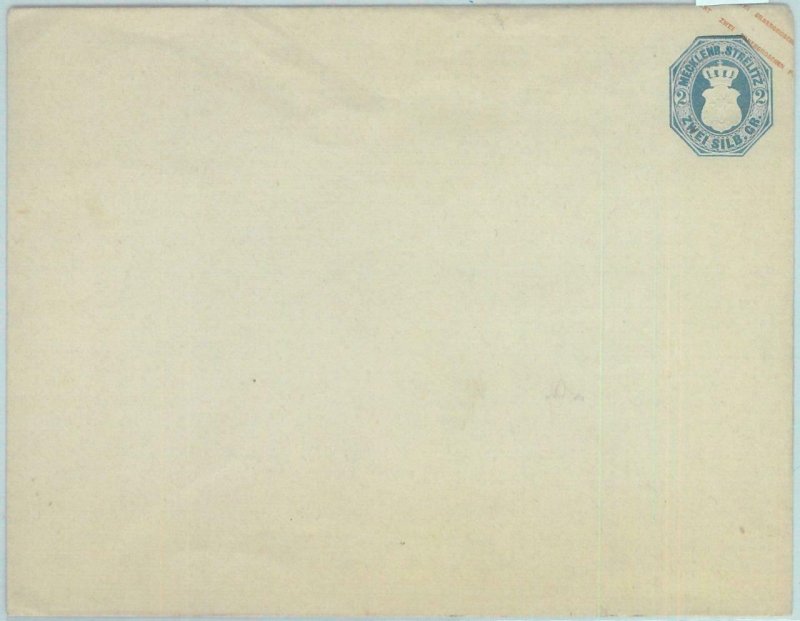 89244 - GERMANY Mecklenburg-Strelitz - Postal History - STATIONERY  # U2 1864