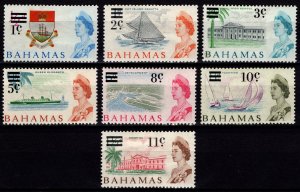Bahamas 1966 Elizabeth II Def. Optd. Decimal Currency, Part Set [Unused]