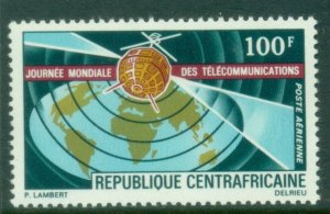 Central African Republic 1971 Airmail - World Telecommunications Day MUH