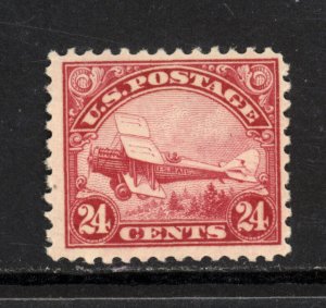 SCOTT C6 1923 24 CENT DEHAVILLAND BIPLANE AIRMAIL ISSUE MNH OG F-VF CAT $82!