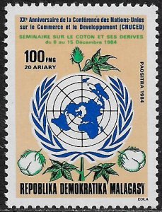 Malagasy Rep #709 MNH Stamp - Cotton Seminar