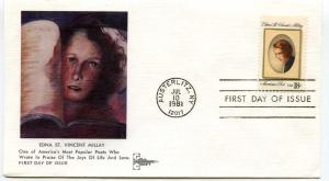 1926 Edna St Vincent Millay GillCraft FDC