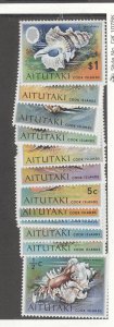 Aitutaki #82-93  Multiple